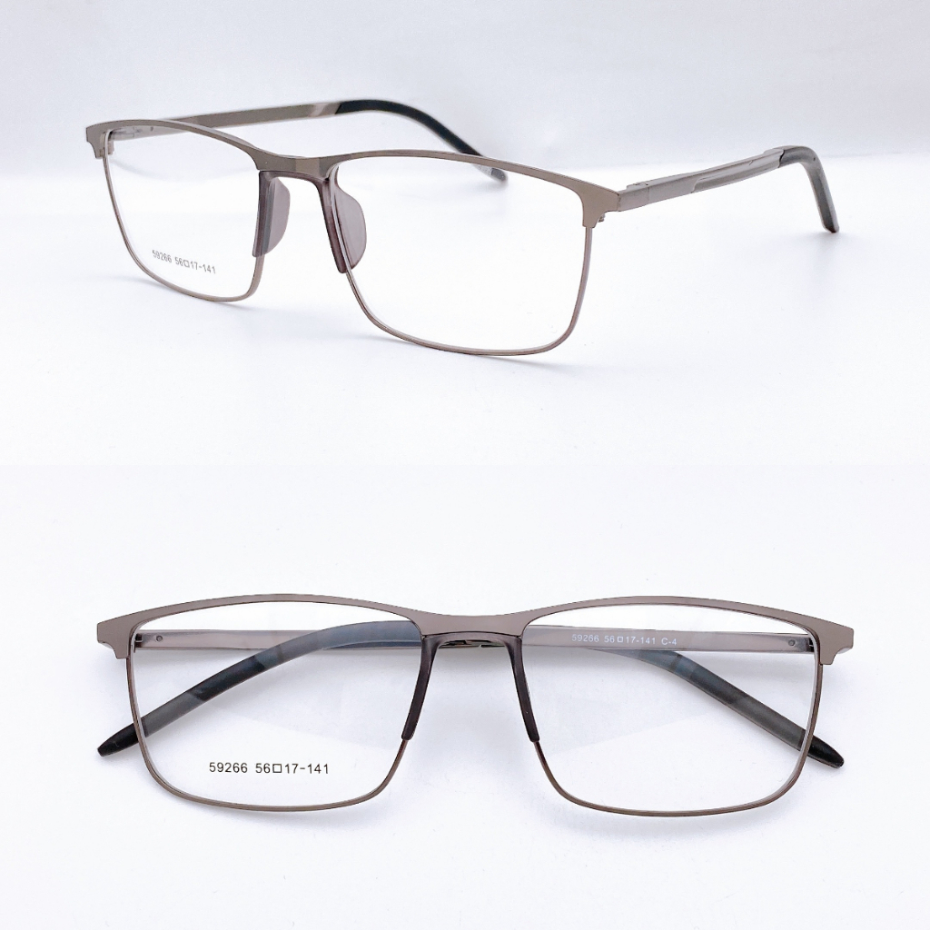 Armação De Óculos Masculino Quadrado Titânio com metal bem leve