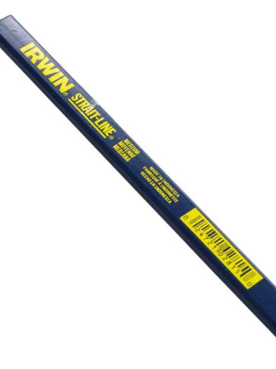 Kit 10 Lápis Carpinteiro Strait-line Irwin 18cm + Apontador | Shopee Brasil