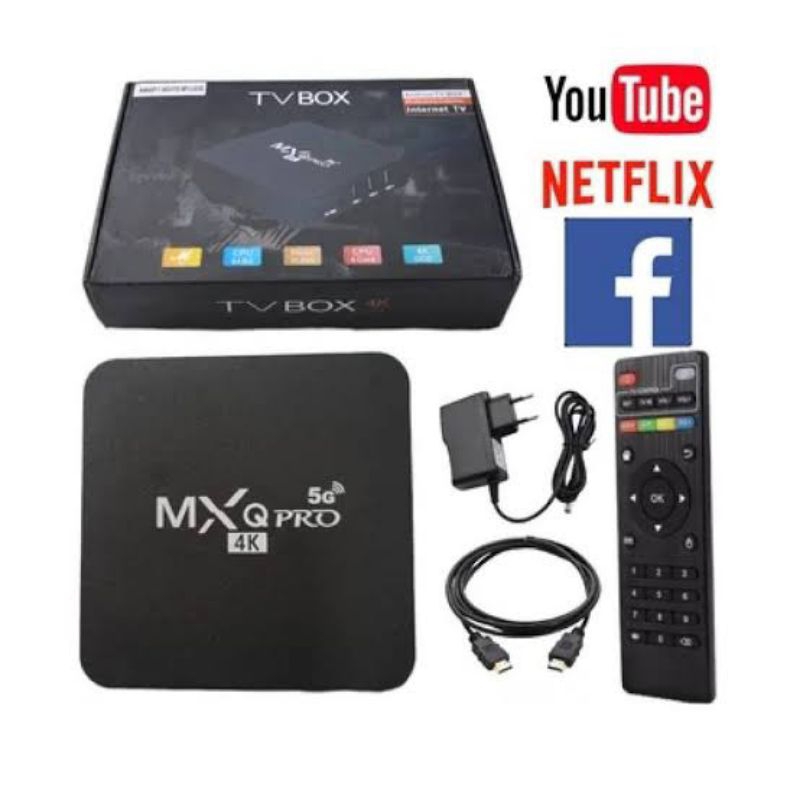 Smart Box MXQ 4k 5G 2024 wi-fi