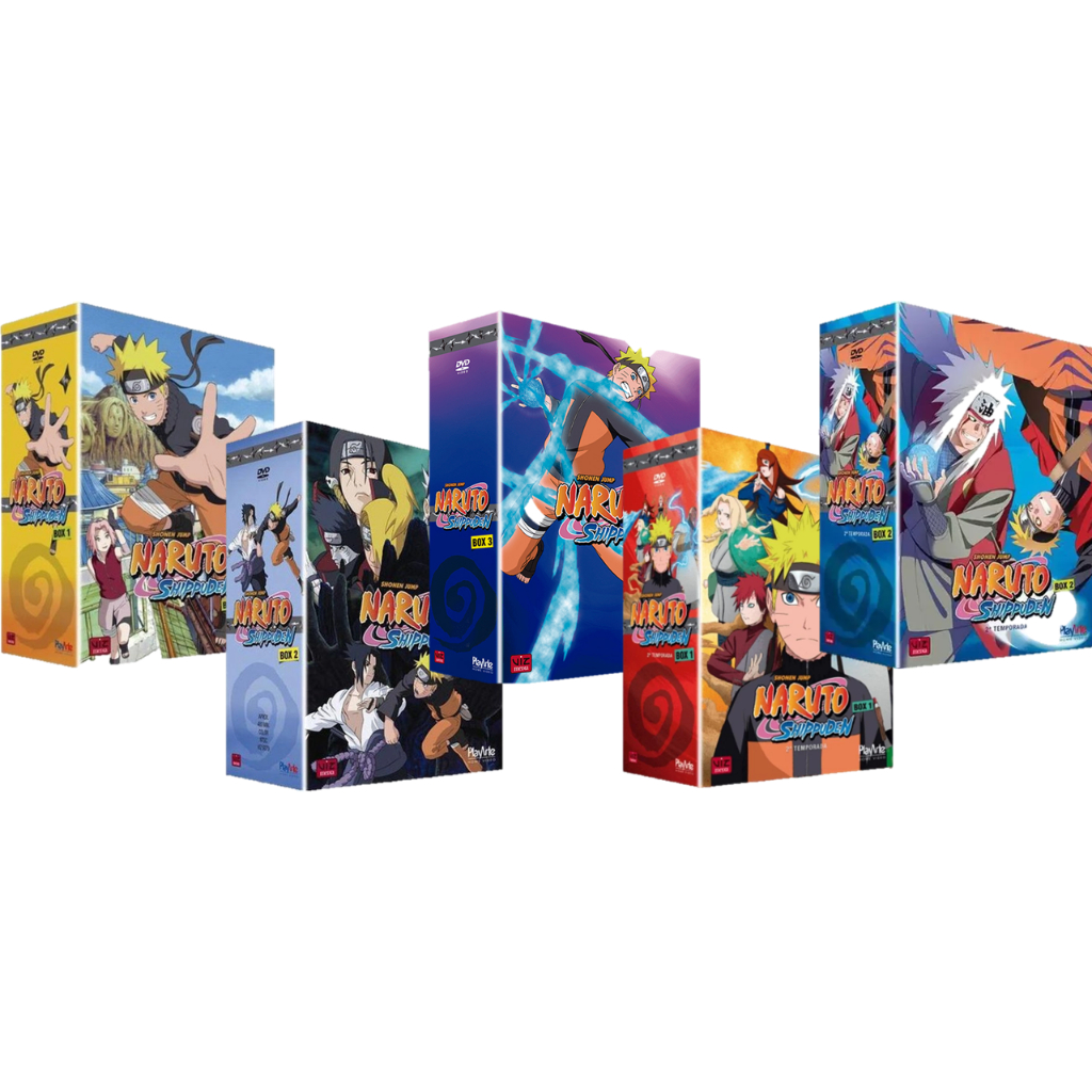 Dvd Box Naruto Shippuden, 1º e 2º Temporadas completos, original