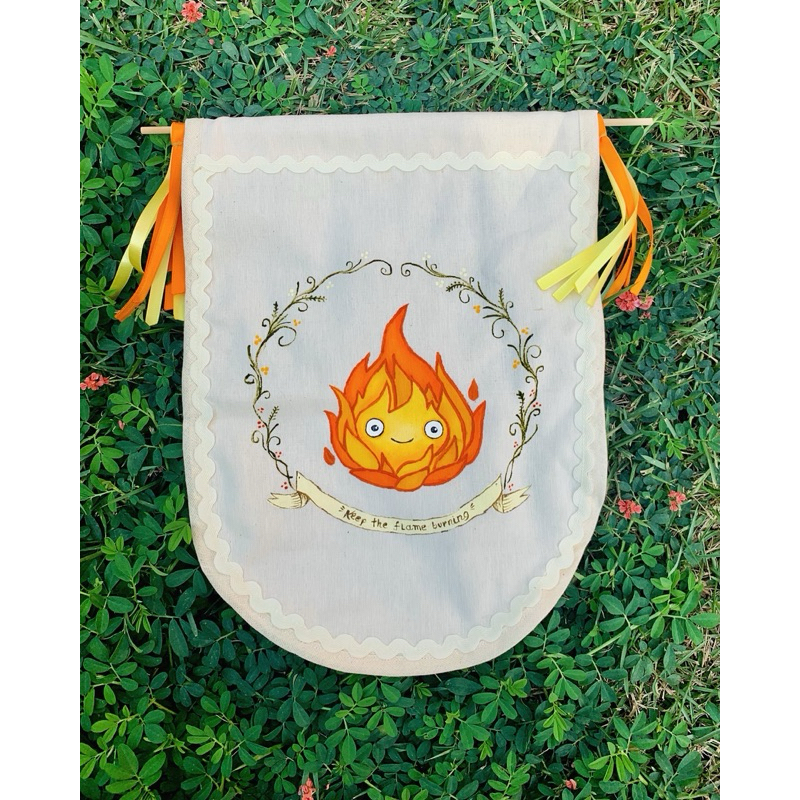 Flâmula decorativa Calcifer Castelo Animado