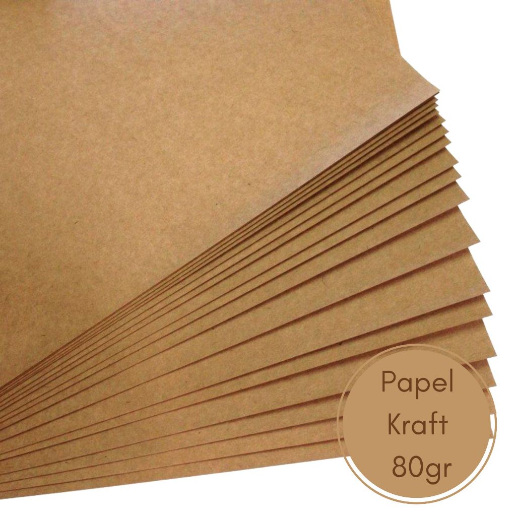 13 Folhas Grandes de Papel Pardo Kraft - Ideal para Fazer Embalagens ...
