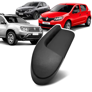 Moldura Tampa P/ Esconder Trilhos Banco Passageiro Sandero Logan Duster 2011 2012 2013 14 15 16 17