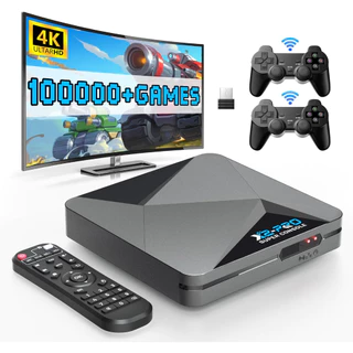 Super Console Retro KinHank X2 PRO 256GB 100 Mil Jogos 2 Controles Sem Fio [Android + Emuelec 4.6]