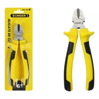 Alicate Corte Diagonal 6'' Aço Carb. Emborrachado Isolado