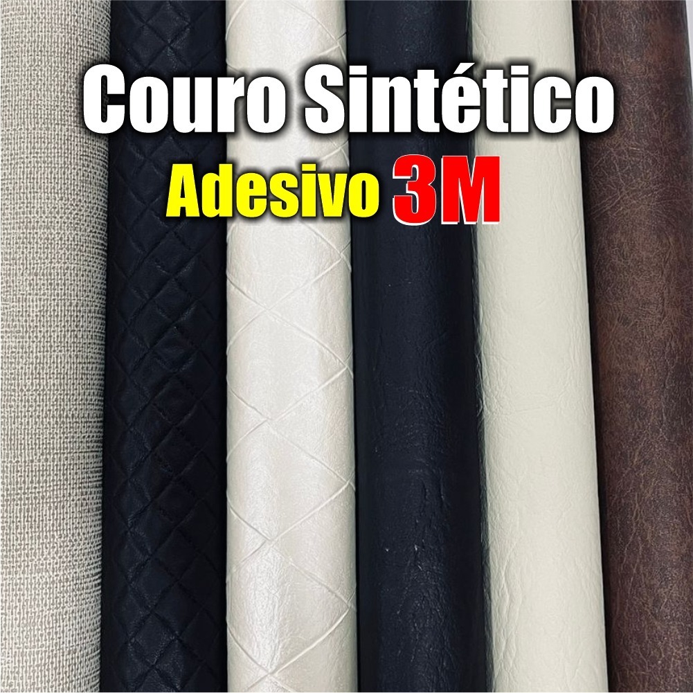 Papel de parede adesivo PVC Texturizado couro 1,40 X 50 CM