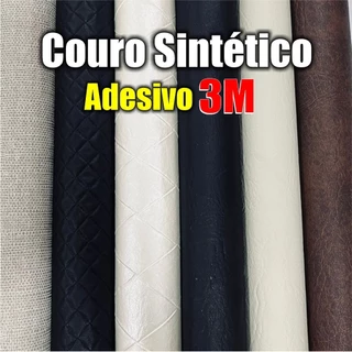 Papel de parede adesivo PVC Texturizado couro 1,40 X 50 CM