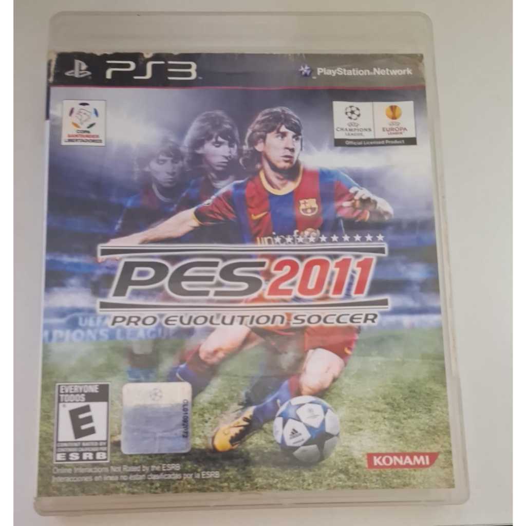 Jeu PES 2011 Pro Evolution Soccer – PS3 – Version Française – Boîte + CD – Bon État