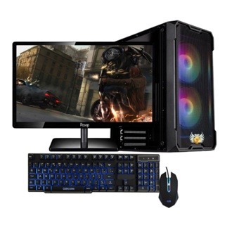 PC Gamer Completo Imperiums AMD A4 6300 / 8gb / HD 500gb / APU 2GB / MONITOR NOVO