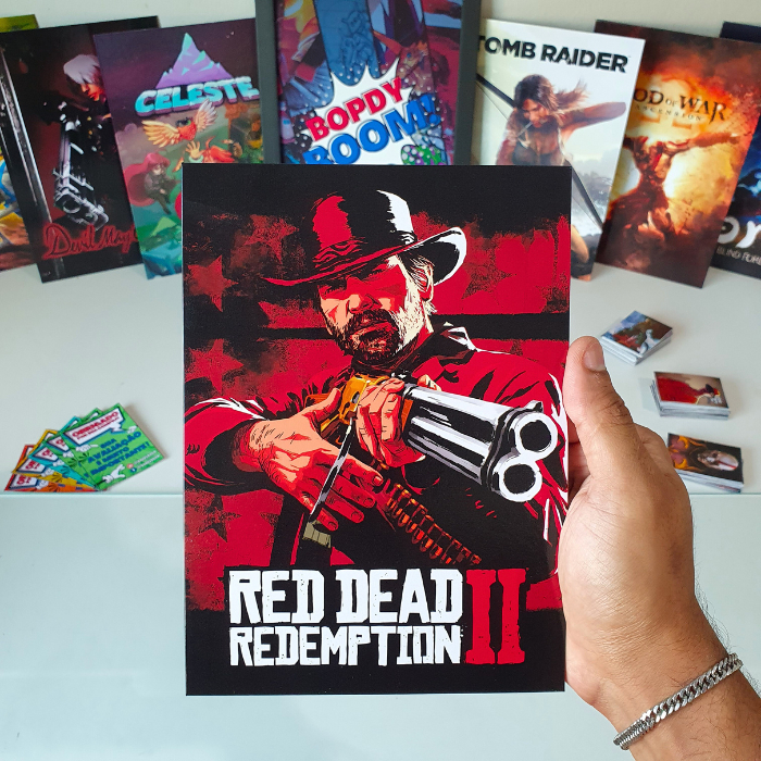 Red Dead Redemption 2 Placa decorativa mdf quadro decoração presente ...