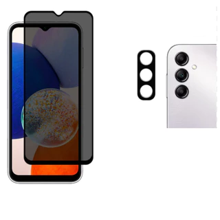 Kit película Para Câmera + Pelicula 3D anti Spy Samsung Galaxy A55 / Pelicula de privacidade