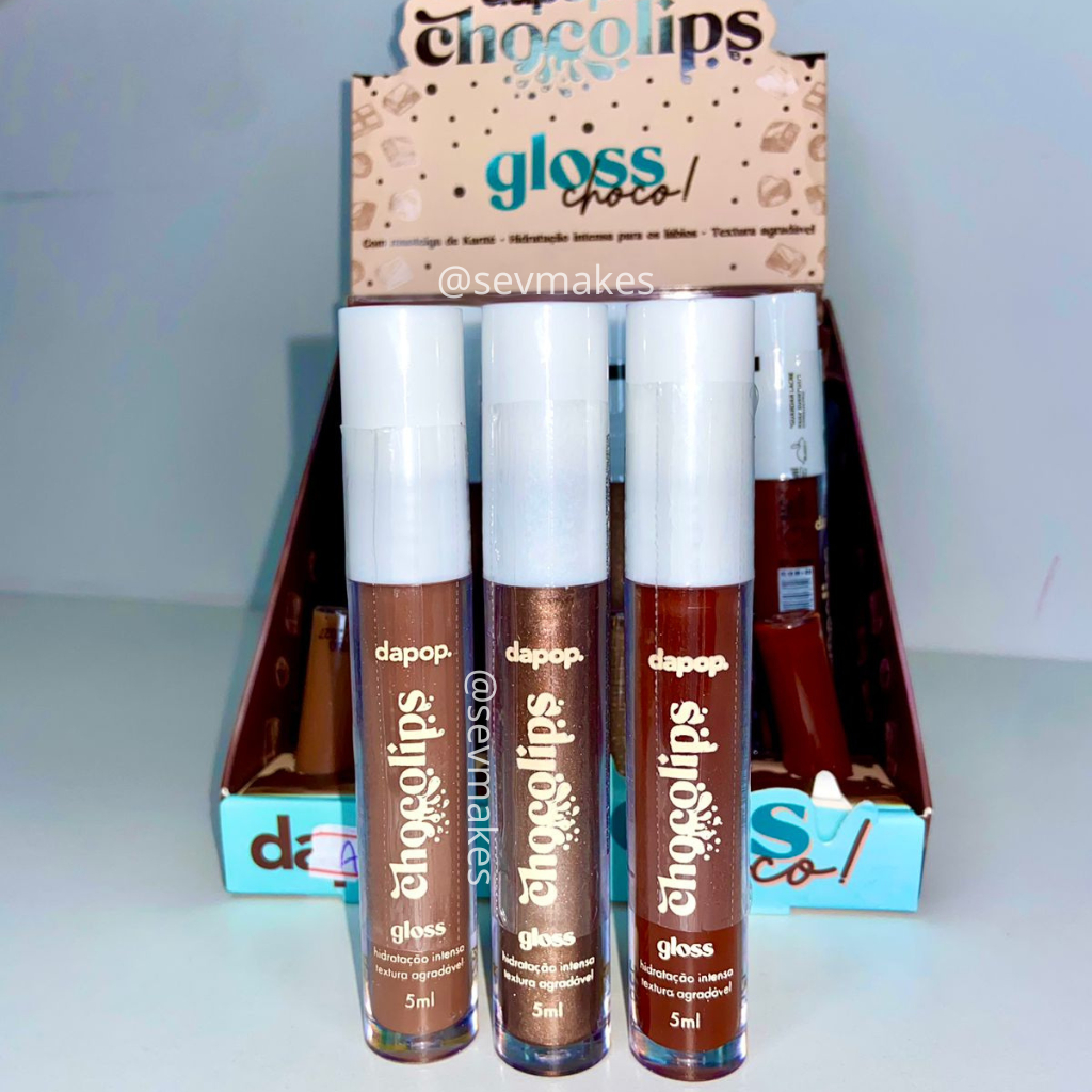 Gloss Labial Chocolips ( Versão A ) - DAPOP