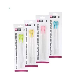 Escova Limpa Canudos Kit com 2 unidades