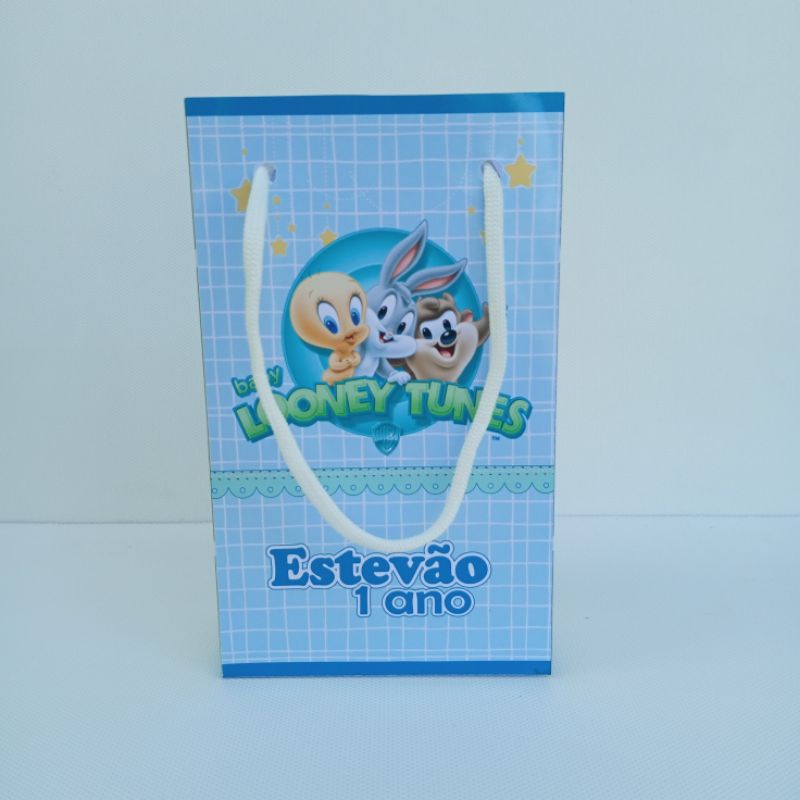 Sacolinha Surpresa Personalizadas Baby Looney Tunes / PEGUE E MONTE