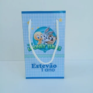 Sacolinha Surpresa Personalizadas Baby Looney Tunes / PEGUE E MONTE
