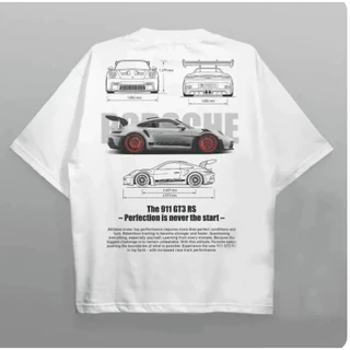 Camiseta Camisa Blusa Unissex Algodão Carro Esportivo Porshe 911