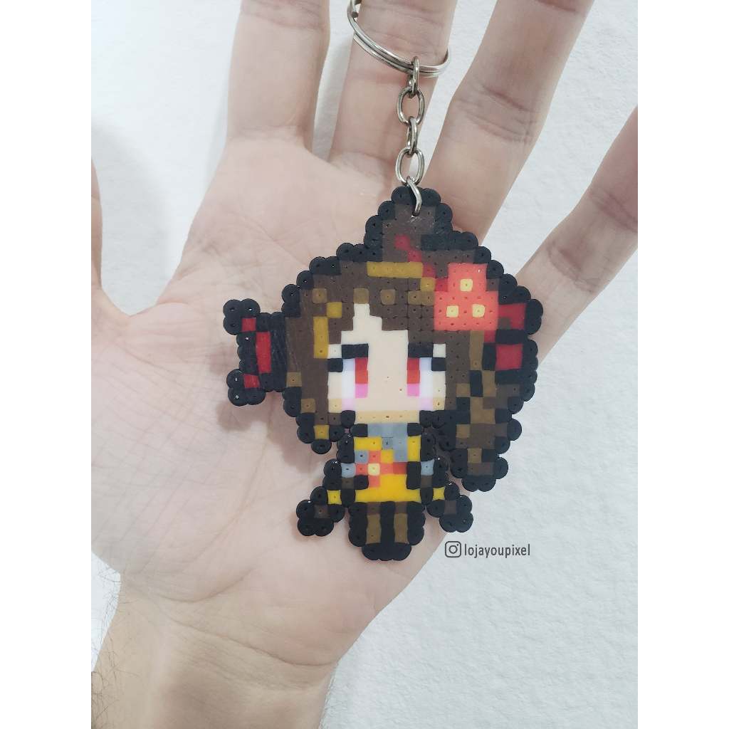 Chaveiro Chiori Genshin Impact Hama Perler Beads | Shopee Brasil