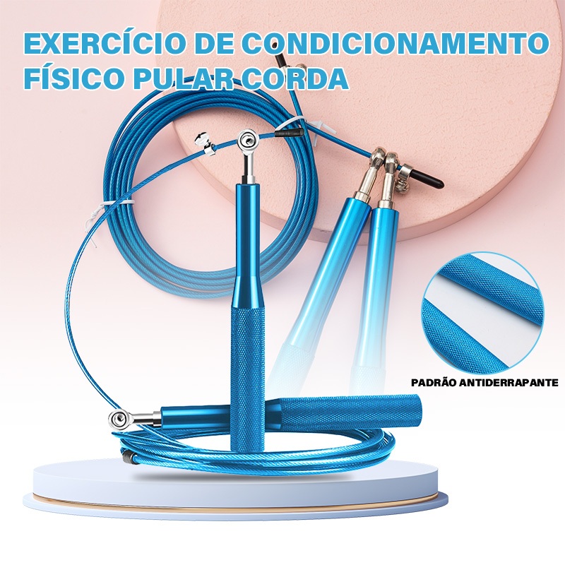 Pular Corda Corda De Pular Rolamento Cabo De Aço Profissional Crossfit