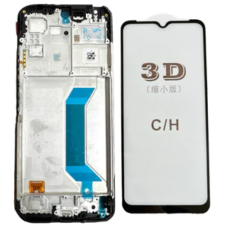 Tela Frontal Display C/aro Para Poco X5 5G 100% Original Amoled + Pel 3D