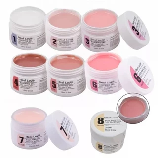 kit 12 Geis de Modelagem para Unhas Sculpting Gel 15ml OU 6 géis de 30ml- Real Love, cores aleatórias