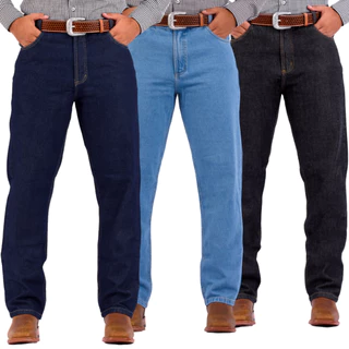 Calça Jeans Country Calamari Work 100% Algodão Masculina