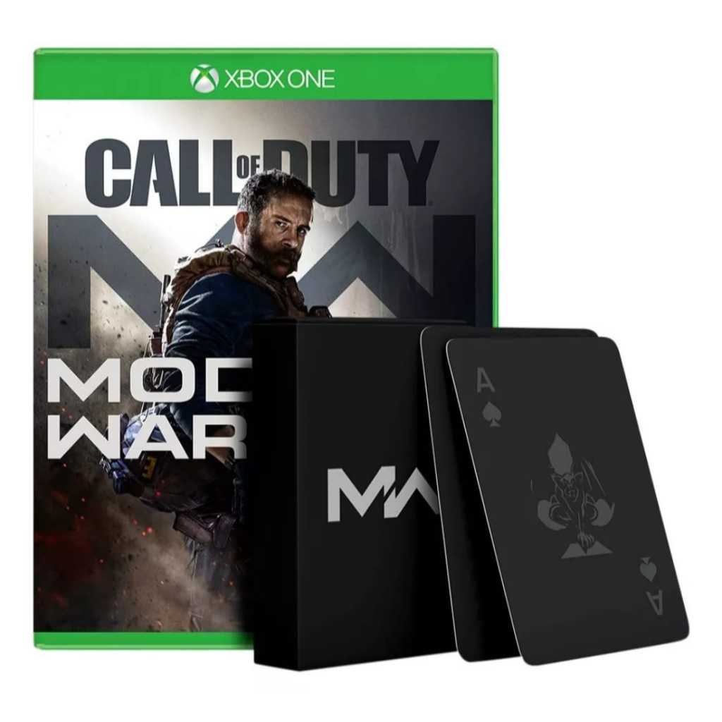 Call Of Duty Modern Warfare Xbox Físico + Pôster + Baralho