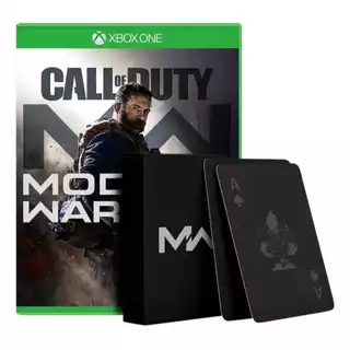 Call Of Duty Modern Warfare Xbox Físico + Pôster + Baralho
