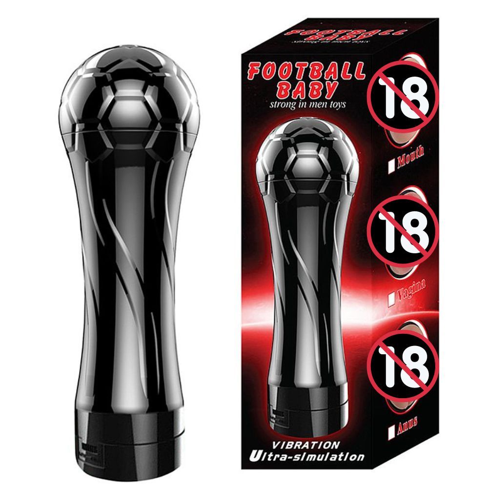 FOOTBALL BABY - Masturbador Lanterna Em Forma De Ânus De Cyberskin Com  Vibrador Multivelocidade 26 X 8 Cm Sex Shop | Shopee Brasil