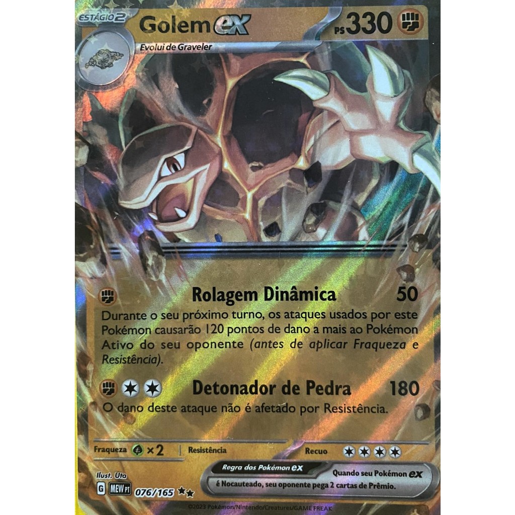 Carta Golem Ex Coleção 151 Pokemon TCG | Shopee Brasil