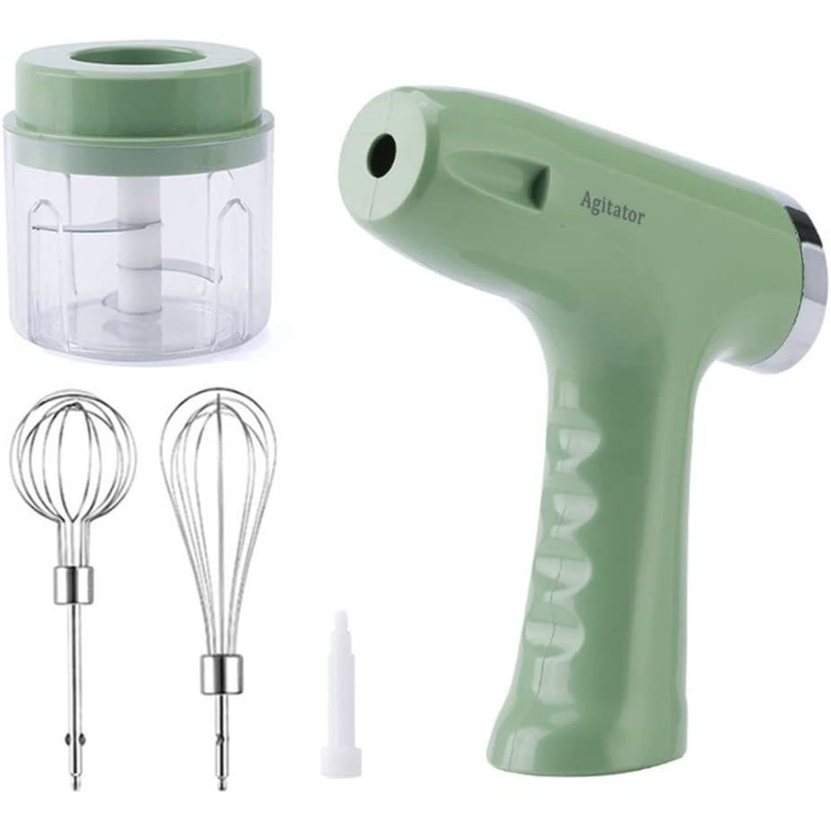 Processador de Alimentos Triturador Mixer Eletrico Sem Fio USB Multi Funções Batedeira Recarregável