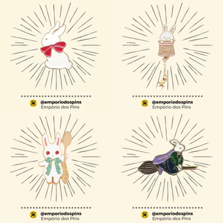 Pin | Broche | Animais | Coelho