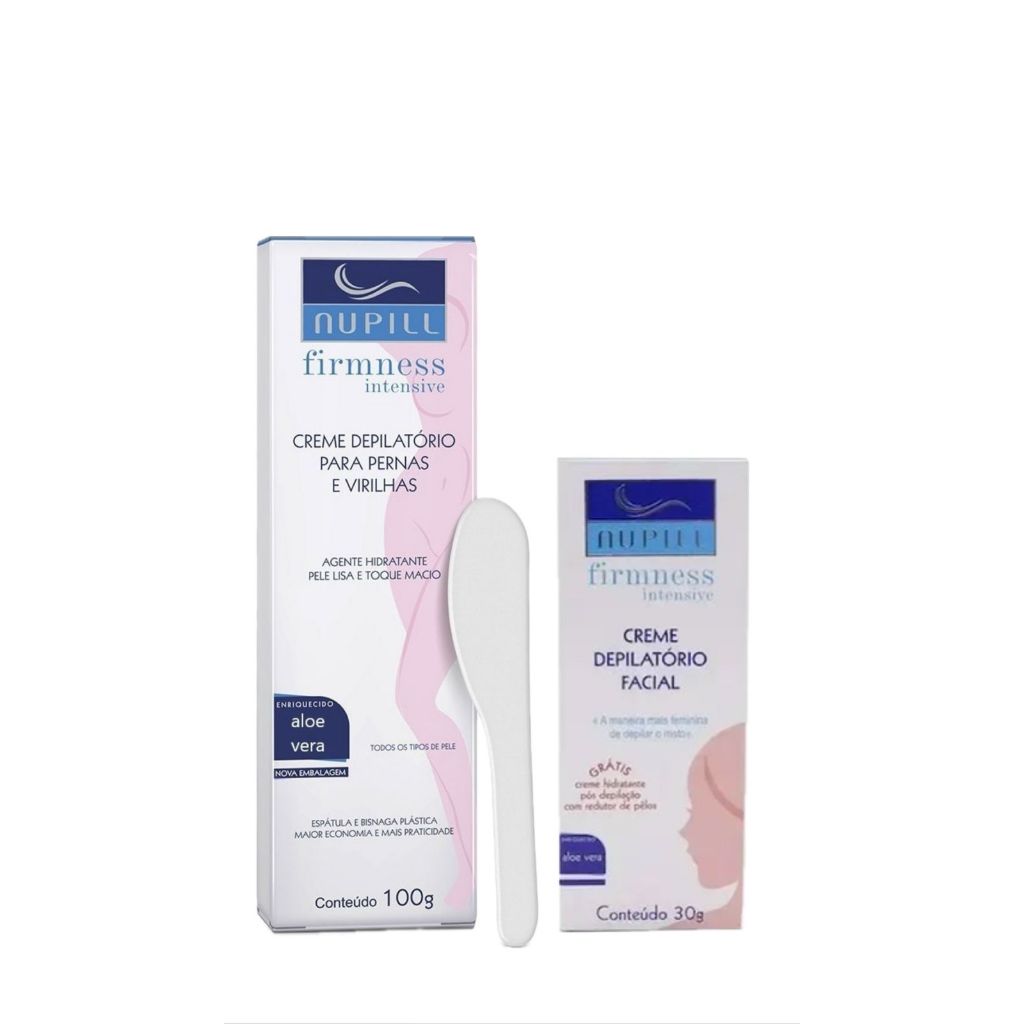 KIT NUPILL CREME DEPILATÓRIO PARA PERNAS E VIRILHAS 100G + CREME ...
