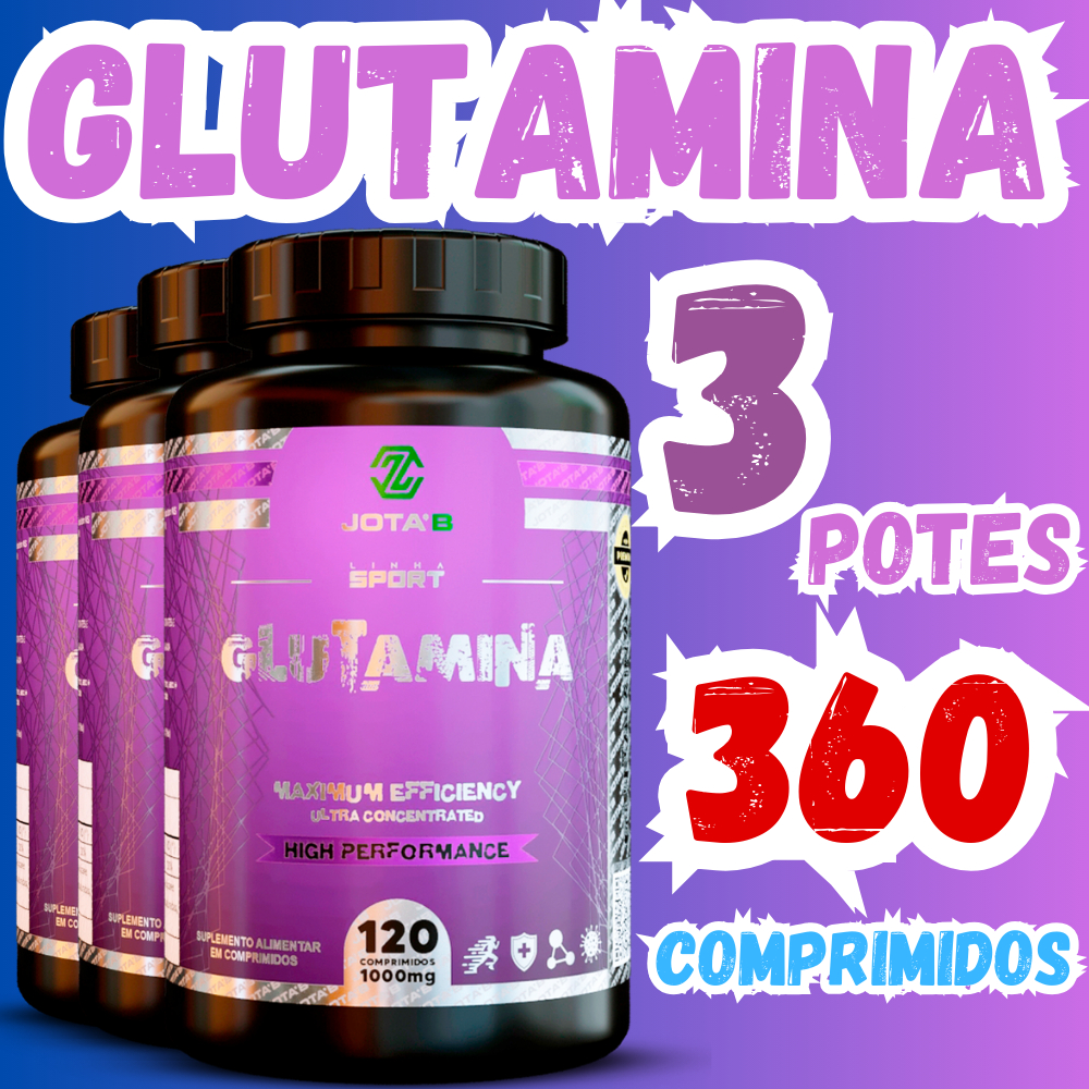 MELHOR GLUTAMINA 120 COMPRIMIDOS JOTA`B Imunidade resistência ...