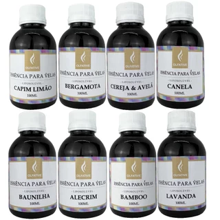 Essência Lipossolúvel 100ml Premium Para Velas Aromáticas