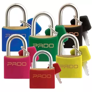 Cadeado Color 25/30/35 Mala, Porta, Janela Pado