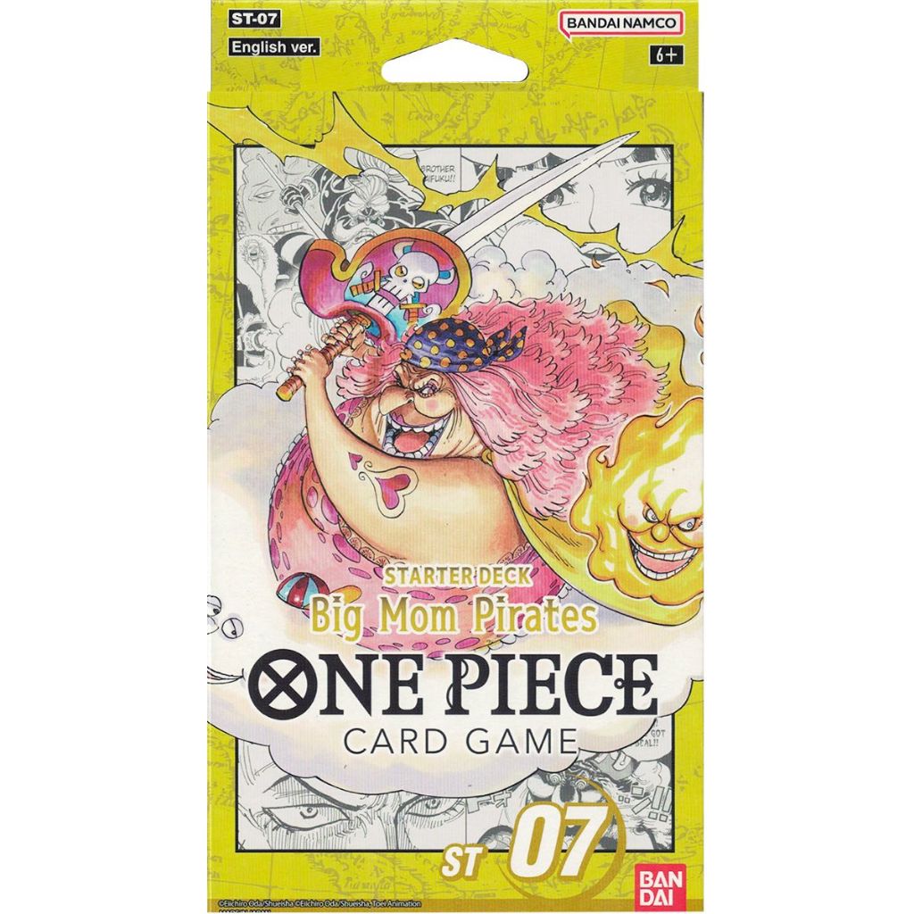 One Piece Starter Deck St 07 Big Mom Pirate Card Game Jogo De