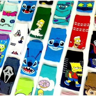Kit 3 pares de Meias Divertidas com Pequenos Defeitos/Meias estampadas/Custo Benefício/Ótimo Preço/