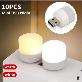 Mini Luminária Luz Lampada Led Abajur Usb Notebook - 1 - 4 unidades