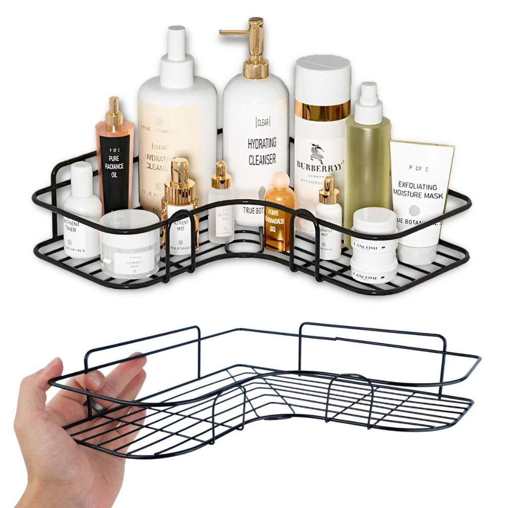 Suporte Porta Shampoo E Sabonete - De Canto Parede Banheiro - Mazzal