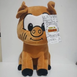 Pelucia turma da Mônica chovinista porco original selo do INMETRO antialérgico 26 cm