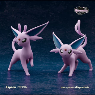 Miniatura 3D Pokémon Espeon | Eevee Evoluções | Espeon 70mm | Pokémon Action Figure | Impressão 3D