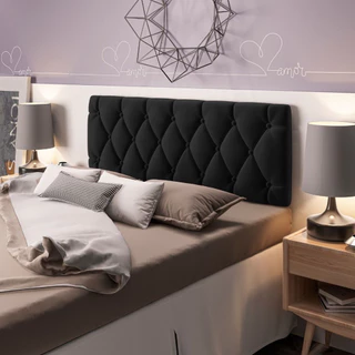 Cabeceira Estofada De Cama Box Casal E Queen Modelo Paris
