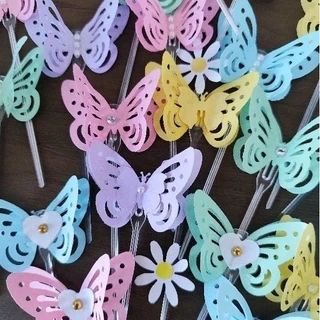 30 Topper 3D Borboletas para docinhos - Bolos - cupcake