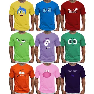 Camiseta Divertidamente Personalizada Personagens