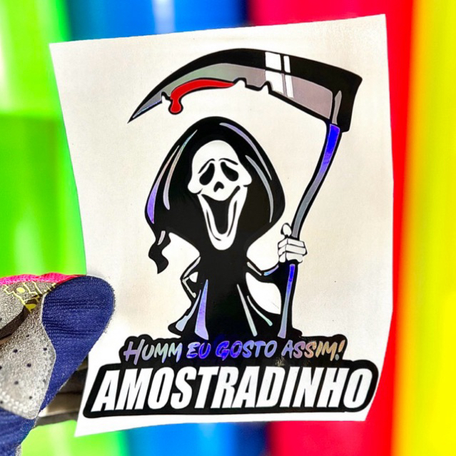 Adesivo | Pânico Eu gosto assim | Amostradinho | 15cm |