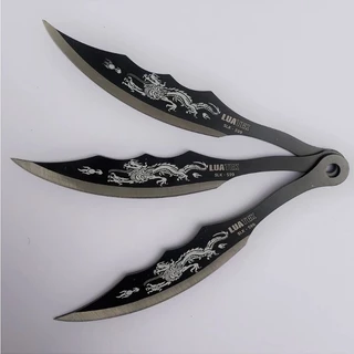 Facas De Arremesso Kunai 3 unidades Luxo Táticas Combate C/ Bainha