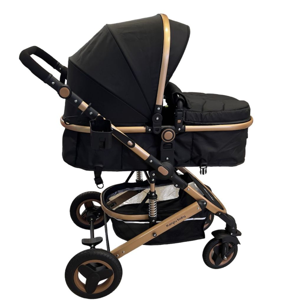 Carrinho de Bebê Europeu Kangu Baby Carrinho e Moisés - Leve e Compacto
