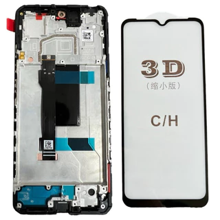 Tela Frontal Display C/aro Para Poco X5 Pro 5g Original Amoled + Pel 3d