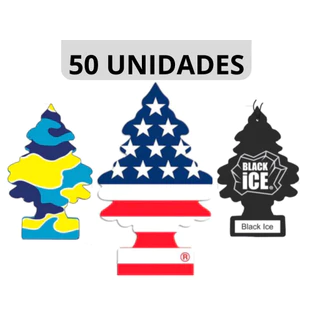 Kit 50 Unidades de Cheirinhos para Carro Aromatizante ORIGINAL