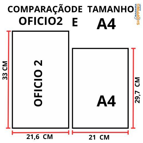 Tamanho De Papel Oficio
